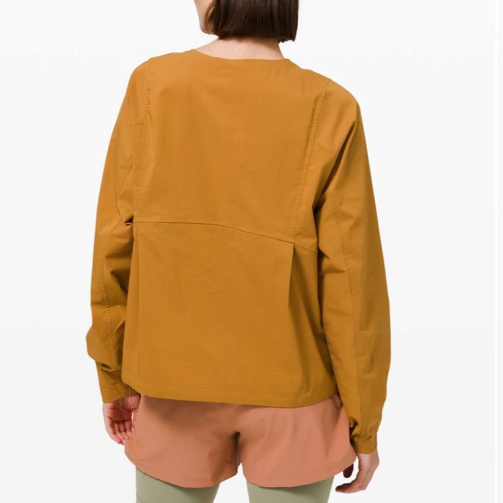 Lululemon Against Convention 1/4 Zip Long Sleeve Shirt Spiced Bronze - Picture 2 of 11
